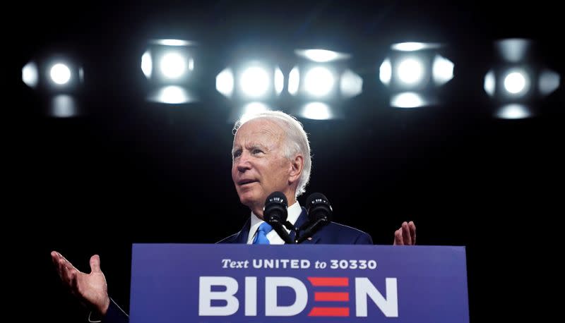 FILE PHOTO: Biden speaks about reopening schools amid COVID-19 pandemic in Wilmington, Delaware