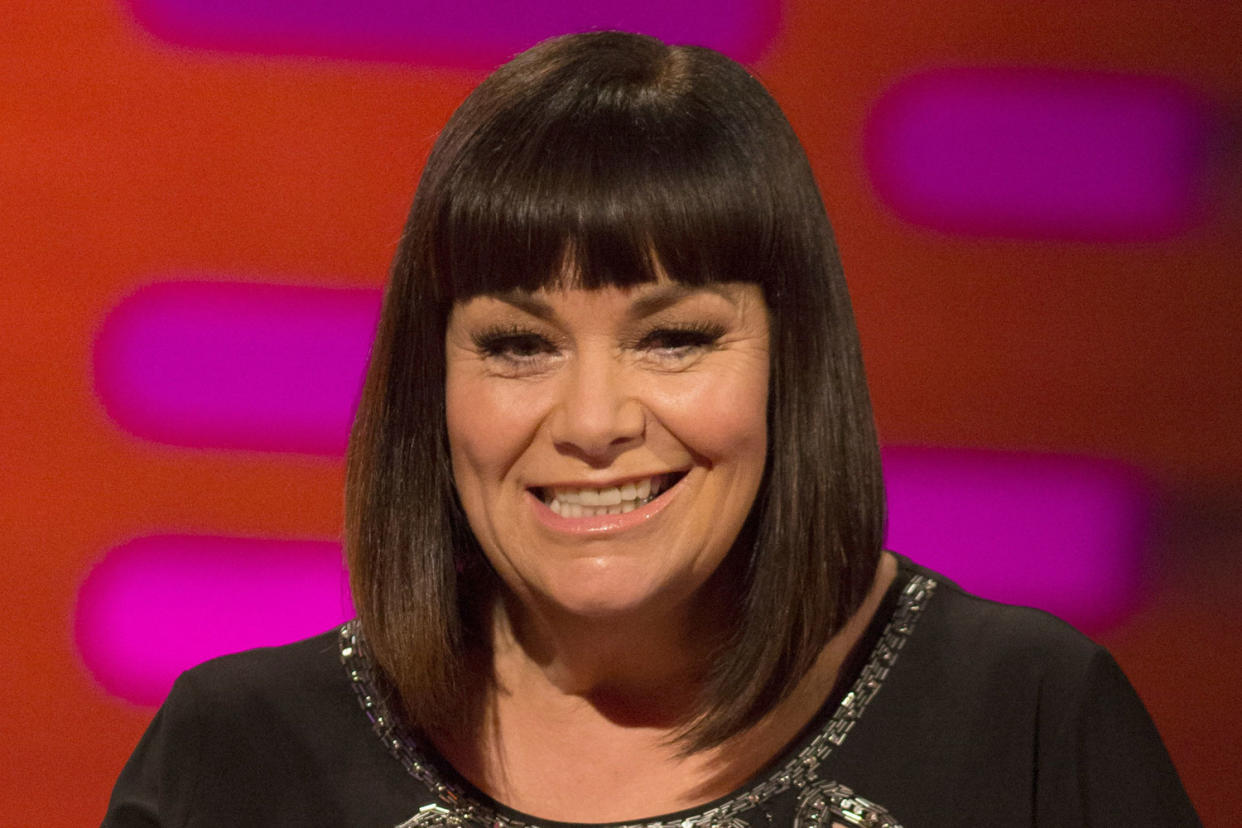 Concerns: Dawn French said some young women seemed to be acting like men: PA