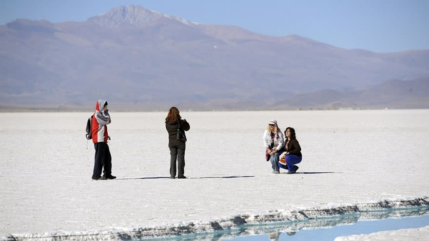 Los turistas disfrutan de la Argentina durante las vacaciones de invierno en julio y agosto