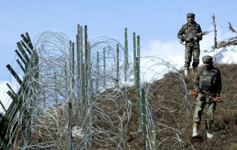 The fence dividing disputed Kashmir between India and Pakistan marks one of the world's most dangerous flashpoints