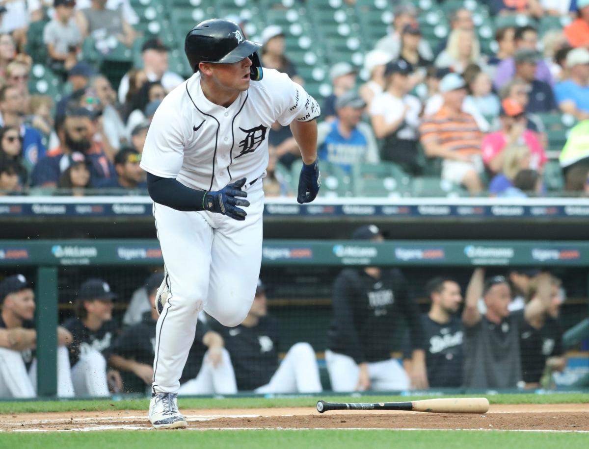 DETROIT, MI - JULY 21: Detroit Tigers first baseman Spencer