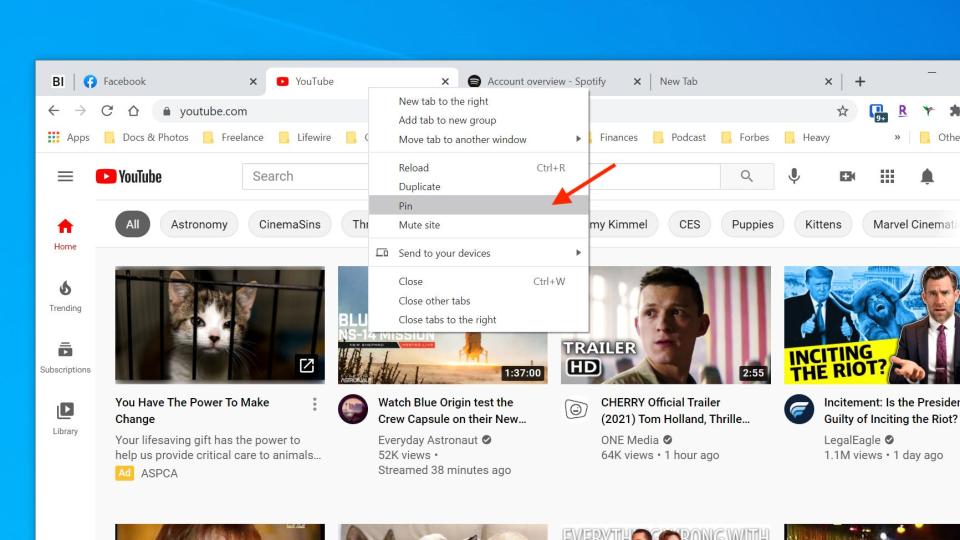 How to organize tabs in Chrome 7