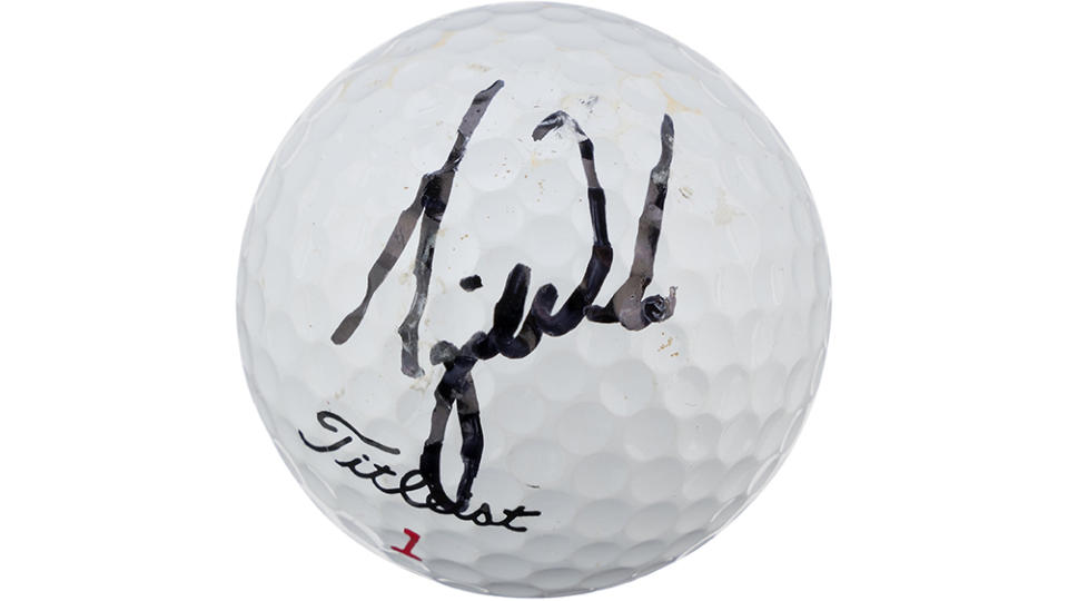 Tiger Woods's golf ball