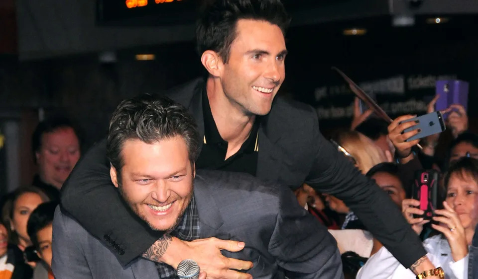 Blake Shelton, Adam Levine on The Voice