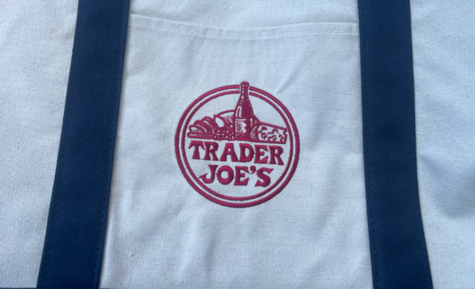 Trader Joe's canvas mini tote bags are being resold online for as much as $500 amid a social media craze.