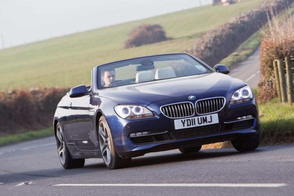 <p>M car performance for a lot less cash is a bit of a cliché because these aren’t as ferociously fast as their M counterparts. But they still offer plenty of power, just with a greater touring gait.</p><p>In 2005 BMW updated the range of engines available for the <strong>Bangle-styled</strong> 5 and controversial 6 Series. Most exciting was the introduction of the M5/M6 and its scintillating V10, but too often forgotten was the arrival of the 50i variants. These bored out the 333bhp 4.4-litre V8 from the 45i to 4.8-litres, liberating an extra 29bhp and bringing the torque figure to within 25lb ft of the V10, at 361lb ft.</p>