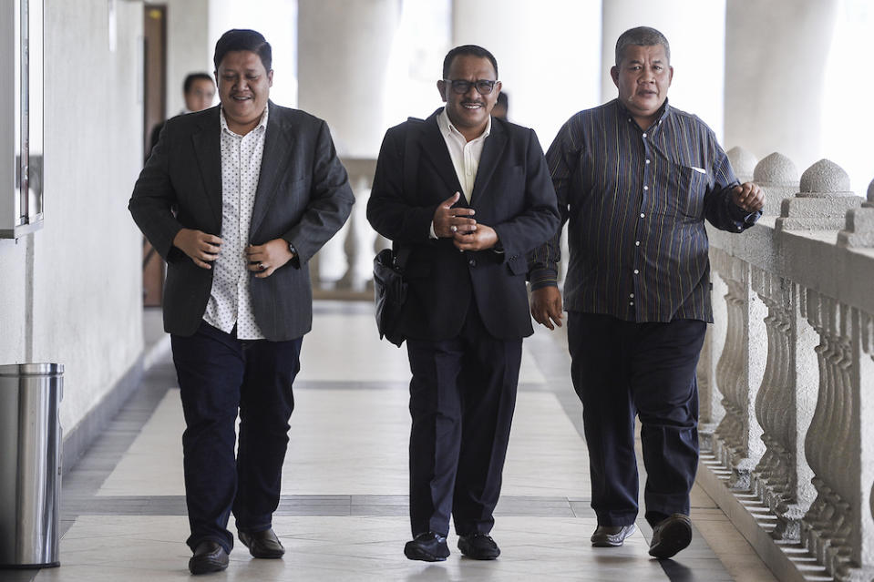 Datuk Khairuddin Tarmizi is seen at the Kuala Lumpur High Court December 10, 2019. — Picture by Miera Zulyana