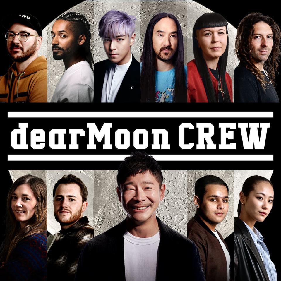 All civilian crew announced for dearMoon mission
©dearMoon