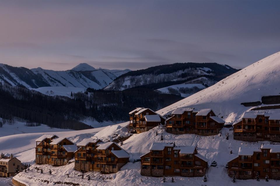 Homes on a mountain in Crested Butte