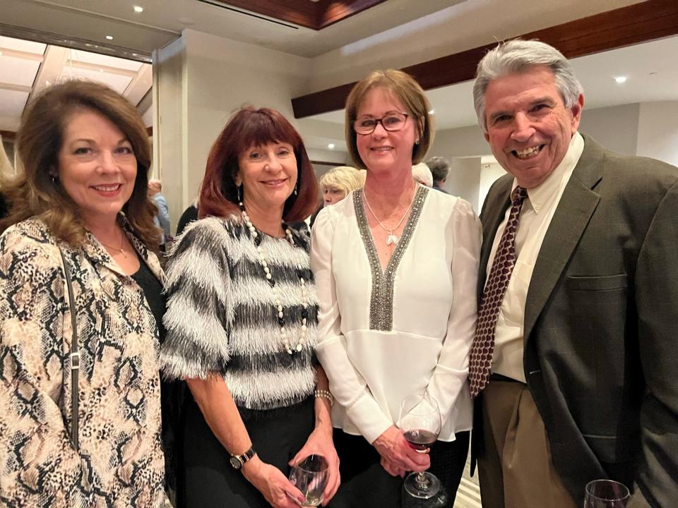 La Quinta Mayor Linda Evans joins Michelle Finney, Mary Caldwell and Steven Weiss at the 6th annual WineLover's Auction and VIMY Award Presentation on Nov. 11, 2022.