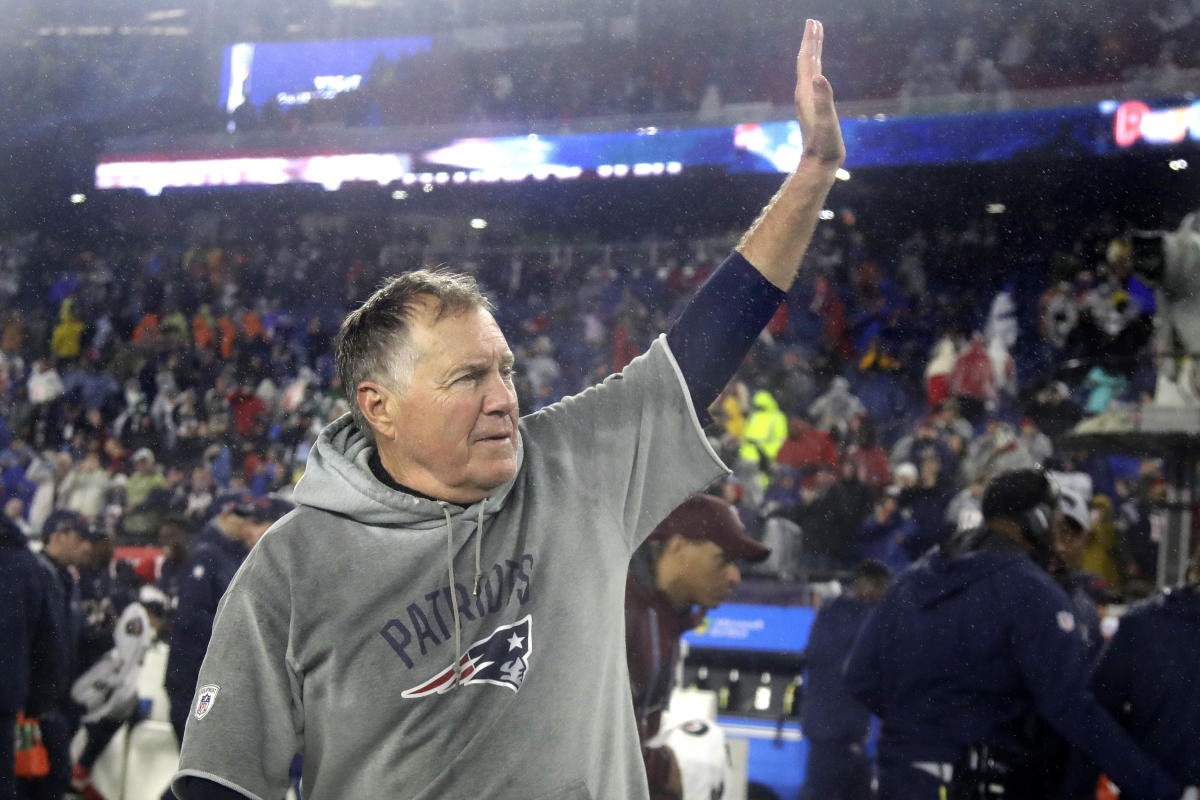 Bill Belichick's Dog, Nike, Keeping His Seat Warm For Him! (A Wholesome NFL  Draft Moment) 