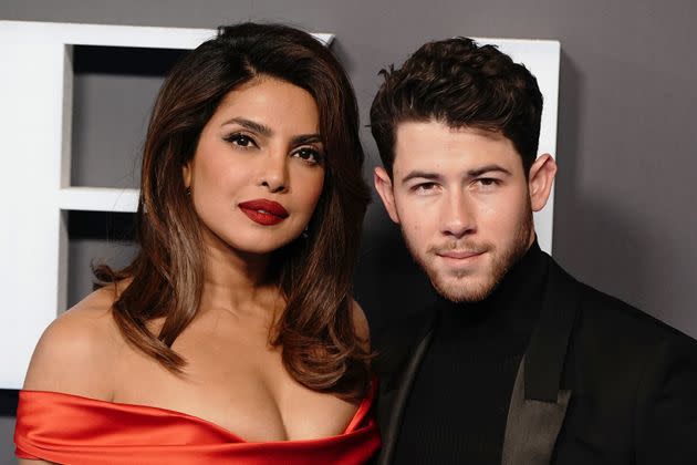 Priyanka Chopra and Nick Jonas at the global premiere of the actor's Amazon Prime Video series 