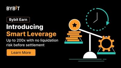 Trade Volatility Smartly: Bybit Introduces Smart Leverage, Offering Users Unprecedented Control with No Liquidation (PRNewsfoto/Bybit)