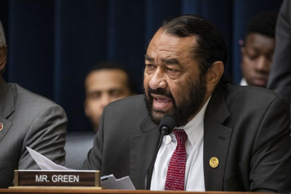 Rep. Al Green (D-TX)(Photo by Samuel Corum/Getty Images)