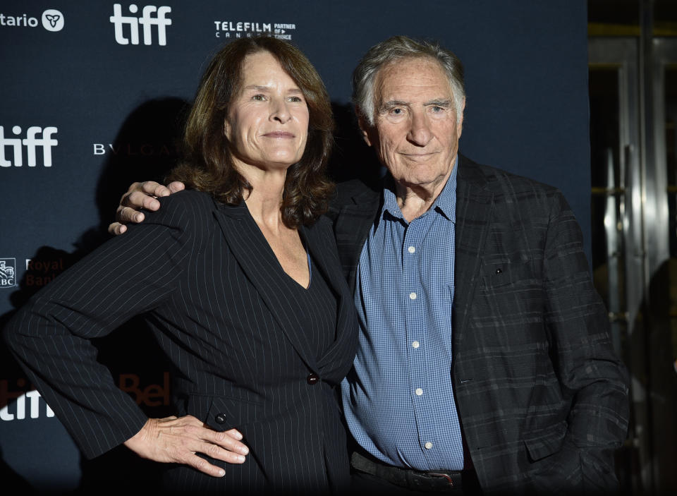 Kathryn Danielle, left, and Judd Hirsch attend the premiere of "The Fabelmans" at the Princess of Wales Theatre during the Toronto International Film Festival, Saturday, Sept. 10, 2022, in Toronto. (Photo by Evan Agostini/Invision/AP)