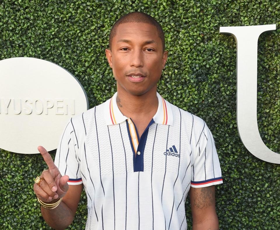 Pharrell Williams attends the 17th Annual USTA Foundation Opening Night Gala on Aug. 28.&nbsp; (Photo: Jamie McCarthy via Getty Images)