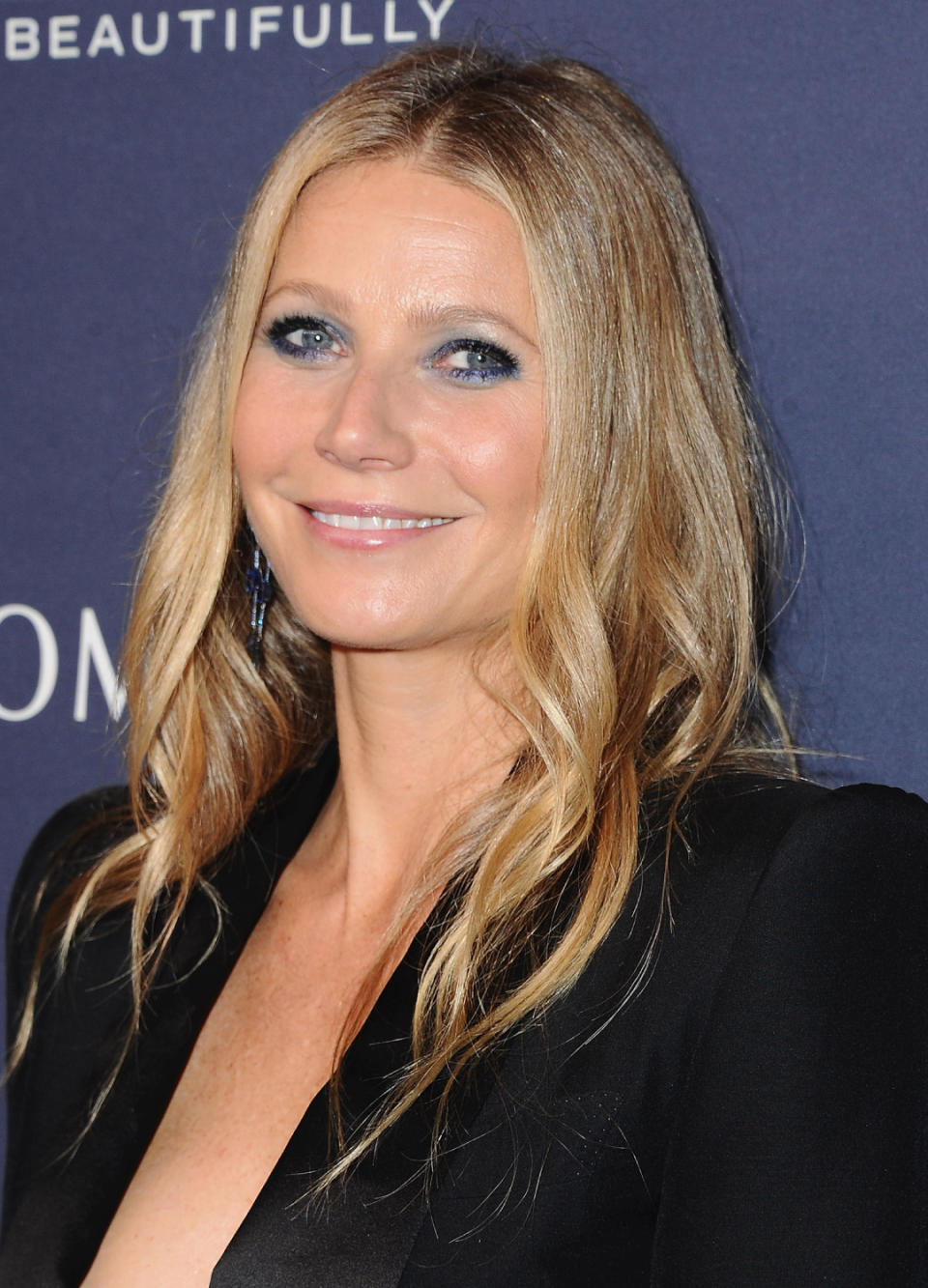 Gwyneth Paltrow with subtle blue eyeliner