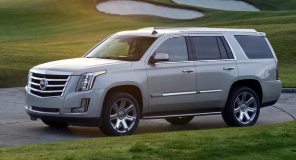 <b class="credit">General Motors</b>A much-improved version of the Cadillac Escalade was introduced last spring. U.S. sales of the Escalade, one of GM's most profitable products, rose more than 50 percent in 2014.