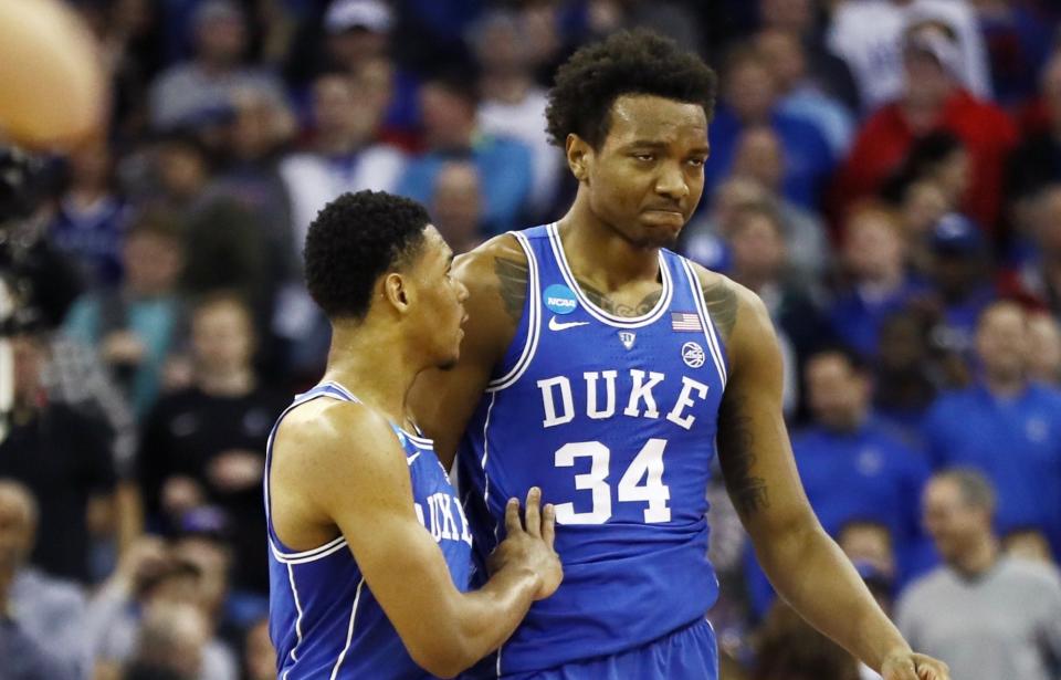 Wendell Carter Jr.’s reduced role at Duke didn’t appear to hurt his draft stock. (Getty)