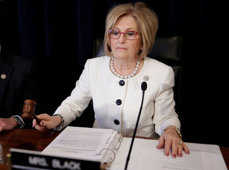 House Budget Committee Chairman Diane Black (R-TN) begins the markup of the American Healthcare Act on Capitol Hill in Washington, U.S., March 16, 2017. REUTERS/Joshua Roberts