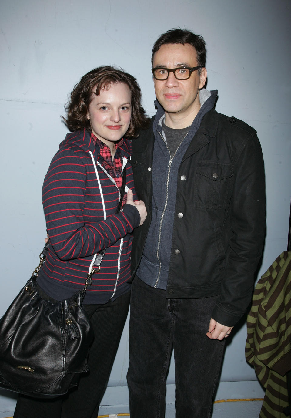 Elisabeth Moss and Fred Armisen