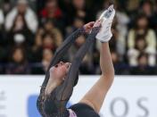 Figure Skating - ISU World Championships 2017 - Ladies Free Skating - Helsinki, Finland - 31/3/17 - Evgenia Medvedeva of Russia competes. REUTERS/Grigory Dukor