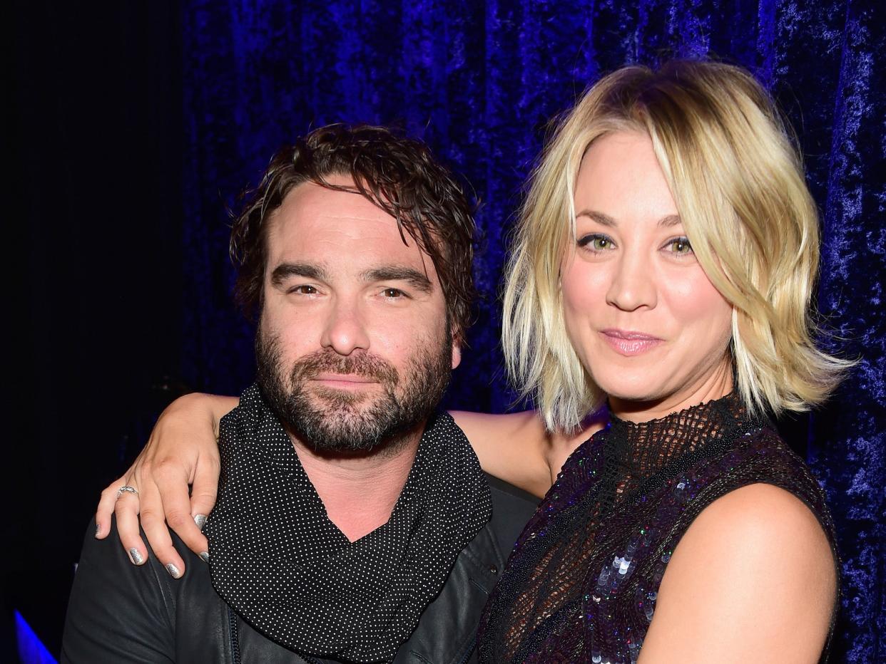 ‘Big Bang Theory’ stars Johnny Galecki and Kaley Cuoco in 2016 (Frazer Harrison/Getty Images)