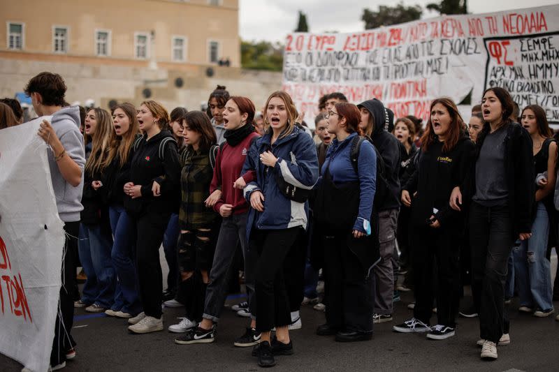 Rally marking the 2008 police shooting of 15-year-old student Alexandros Grigoropoulos in Athens