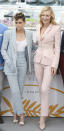 <p>Wir müssen nur ein Auge auf die Filmfestspiele in Cannes werfen, um zu wissen, was en vogue ist. Die Jurymitglieder Cate Blanchett und Kristen Stewart präsentierten sich am Eröffnungstag stilvoll in pastellfarbenen Hosenanzügen. (Bild: Getty Images) </p>