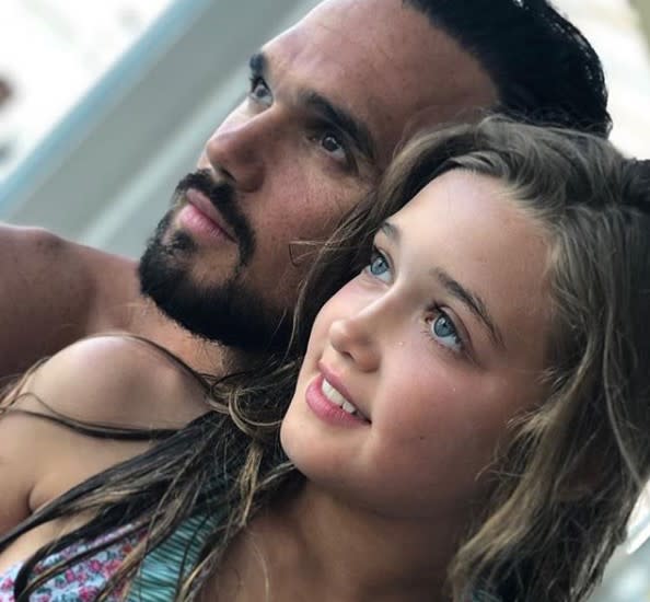 Gareth Gates took to Instagram earlier this week to share a rare picture of himself and eight-year-old daughter, Missy (Gareth Gates/Instagram)