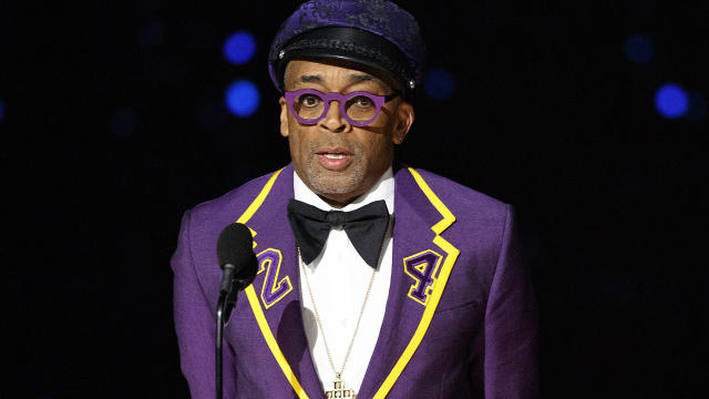 Oscars 2020: Spike Lee pays tribute to Kobe Bryant in purple suit