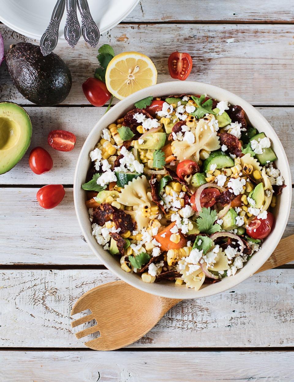 Grilled Corn Pasta Salad