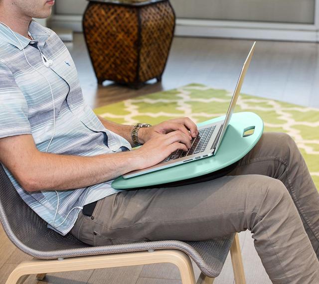 Lap Desk for Laptop, Lightweight Lap Desk with Pillow Cushion, Fits up