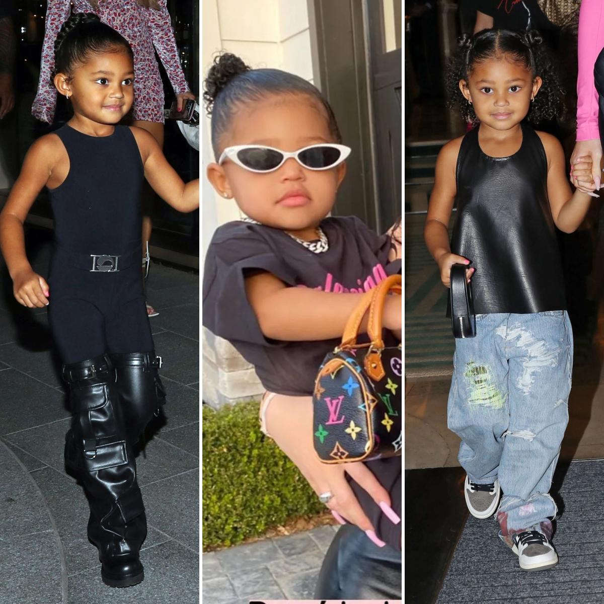 Stormi Webster, 2, sports mini Prada bag in new photos