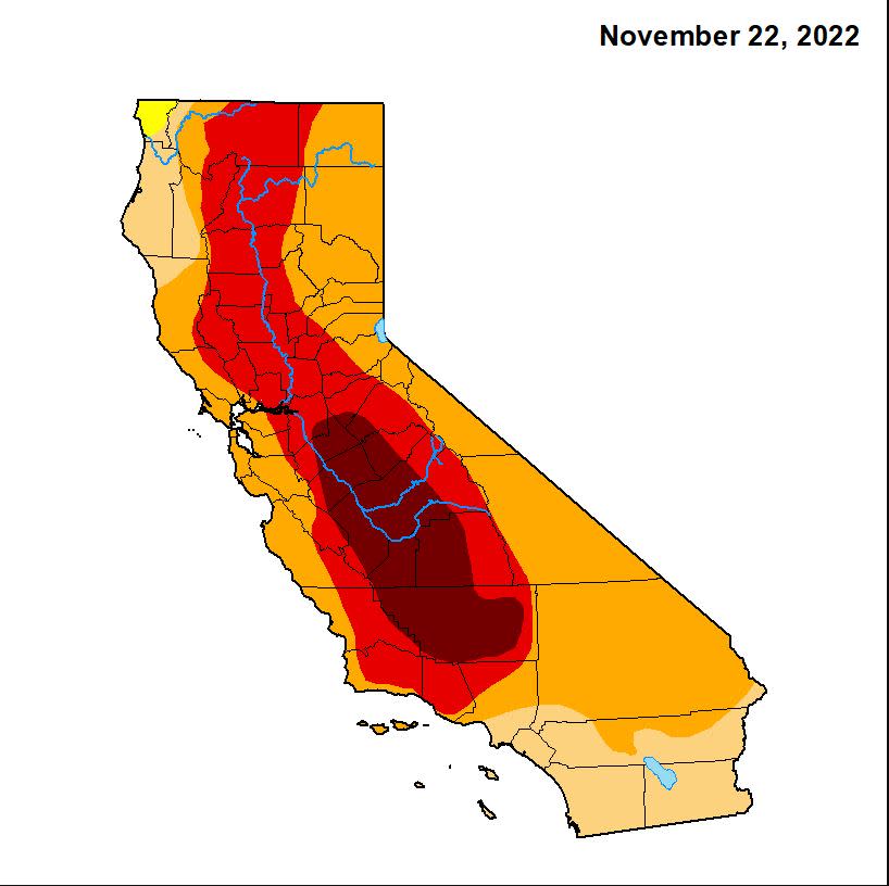 California Drought Map