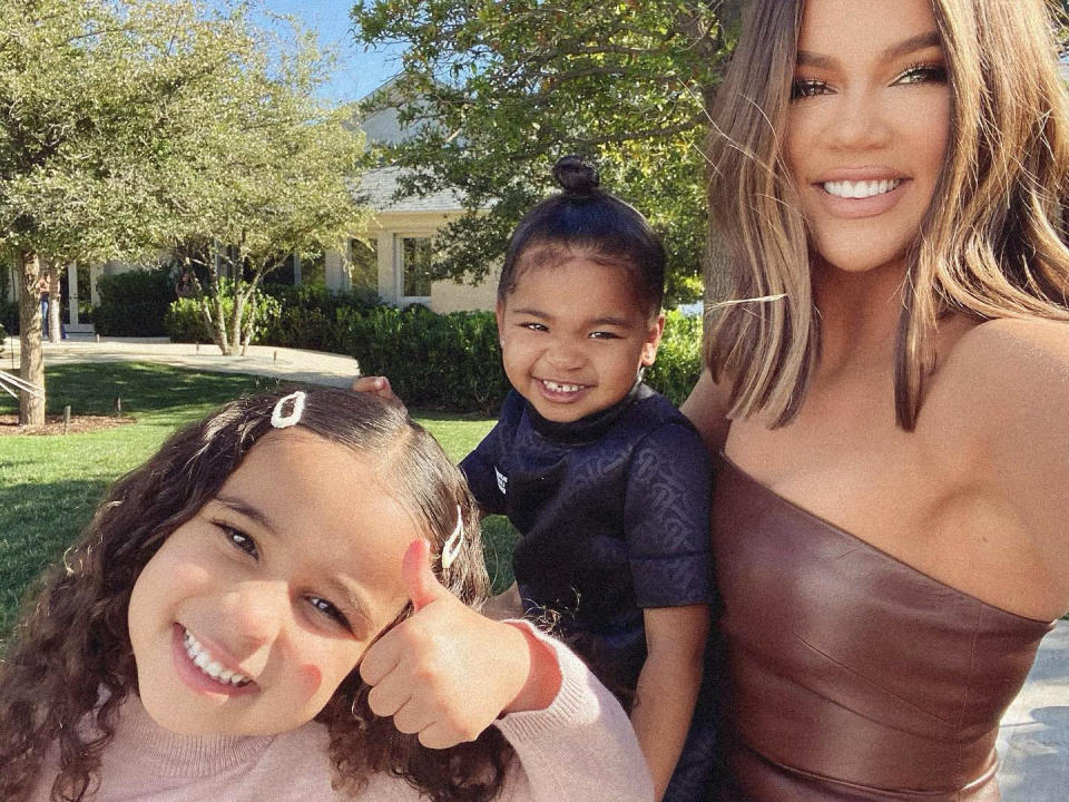 Khloe Kardashian Shares Adorable Video of True Thompson and Dream Kardashian Dancing By the Pool