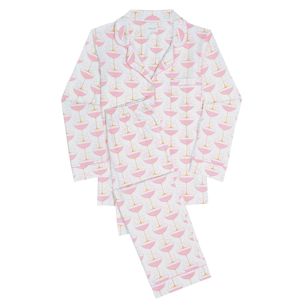 <p><a href="https://bedheadpjs.com/collections/new-arrivals/products/champagne-coupe-long-sleeve-classic-stretch-jersey-pj-set" rel="nofollow noopener" target="_blank" data-ylk="slk:Shop Now;elm:context_link;itc:0;sec:content-canvas" class="link rapid-noclick-resp">Shop Now</a></p><p>Champagne Coupe Long Sleeve PJ Set</p><p>bedheadpjs.com</p><p>$120.00</p>