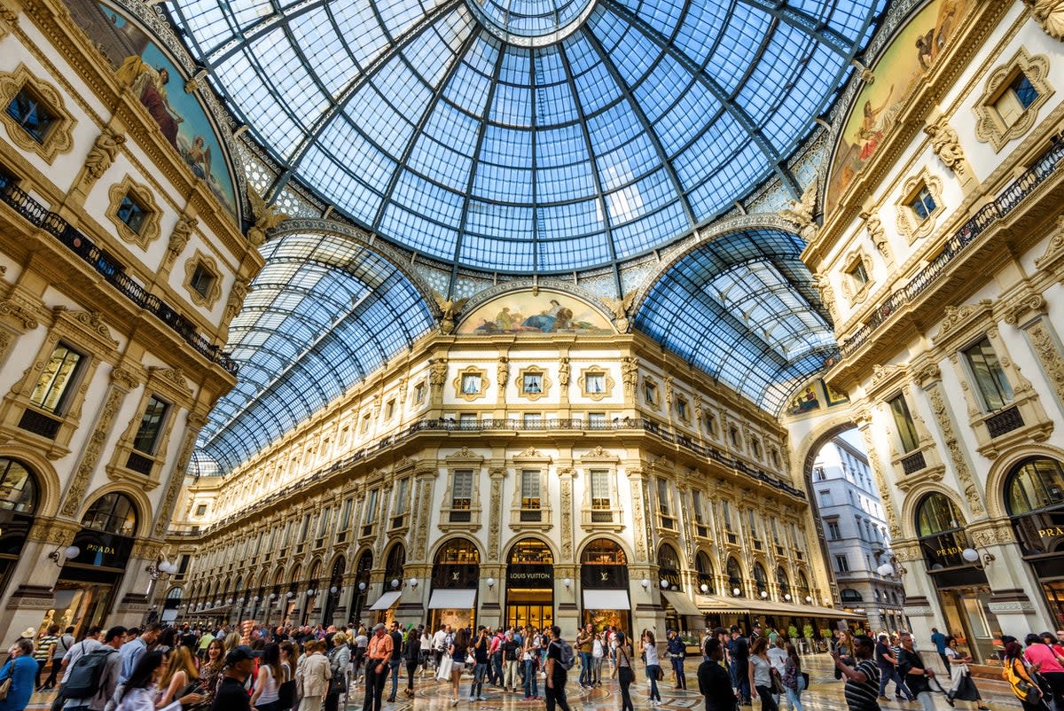 The Galleria Vittorio Emanuele II, one of the world’s oldest shopping malls (Getty Images/iStockphoto)