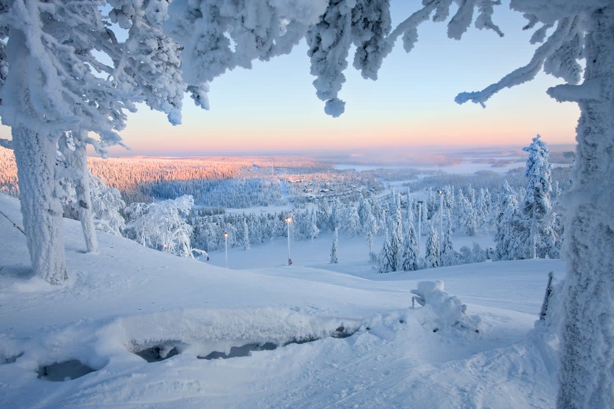 Lapland is usually covered in snow between November and late May  (Getty Images)