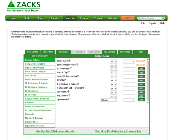 Stock Screeners - Yahoo Finance