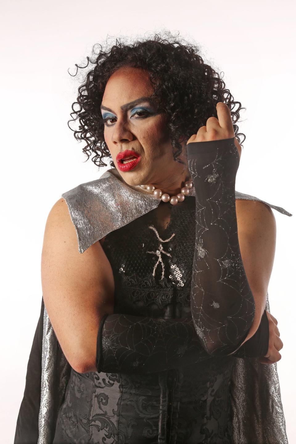Freddie De Jesus, founder of the Lipstick Players and producer of the live production in "The Rocky Horror Picture Show Experience," has long portrayed Dr. Frank N. Furter, an alien transvestite from the planet Transsexual.