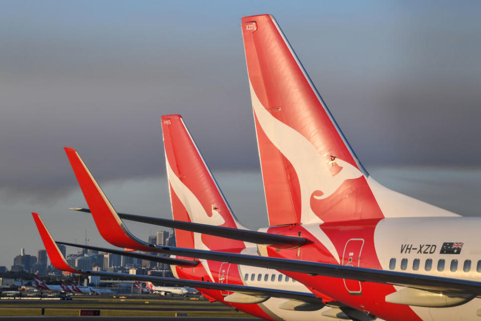 Qantas plans to take off for London and Los Angeles on 14 November. (Photo by James D. Morgan/Getty Images)