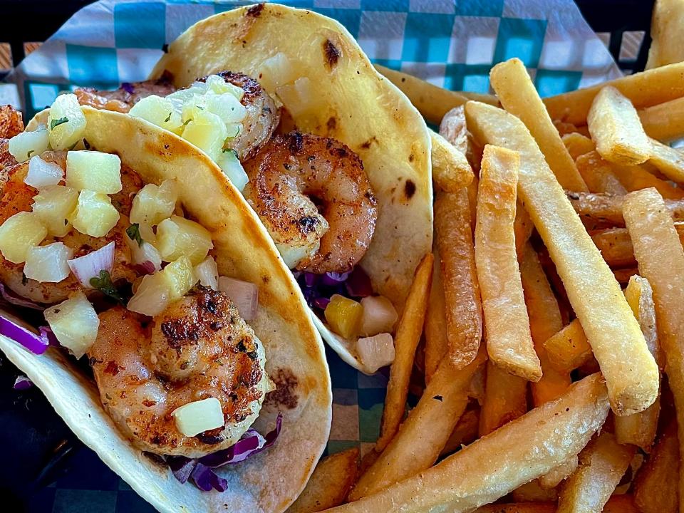 Grilled Shrimp Tacos from Funky Pelican.