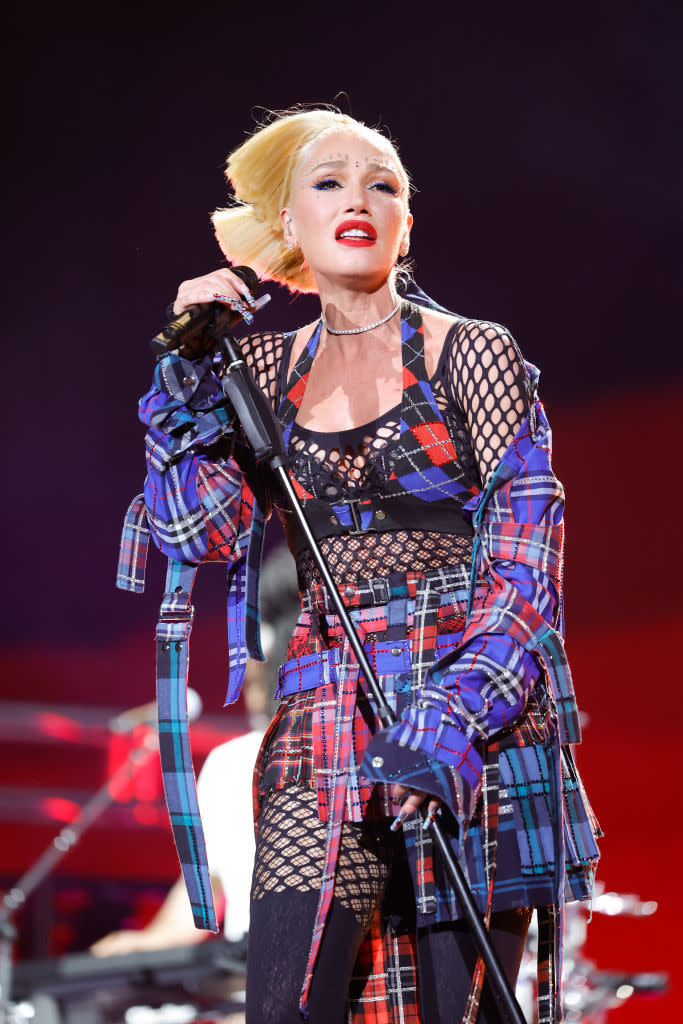 Gwen Stefani of No Doubt performs during the 2024 Coachella Valley Music and Arts Festival on April 20 in Indio, California.