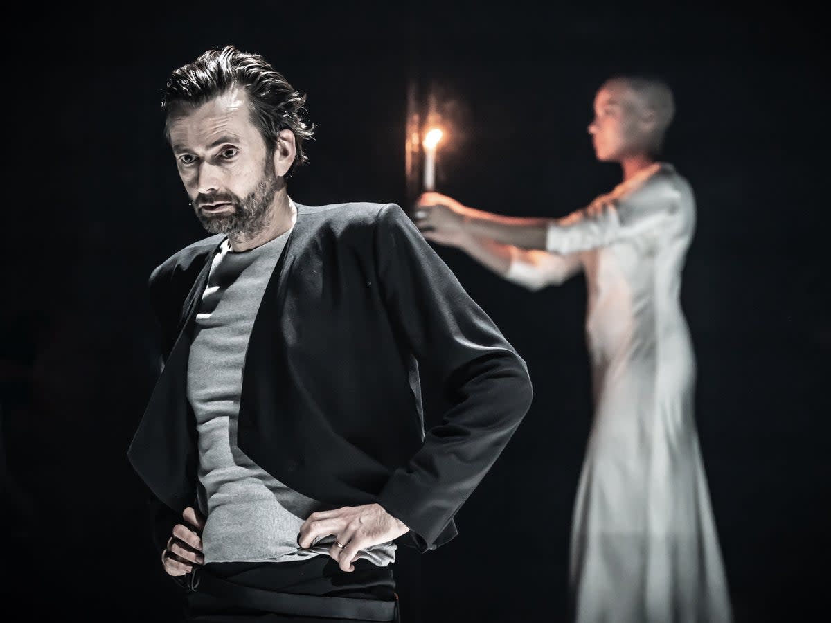 David Tennant as Macbeth with Cush Jumbo as Lady Macbeth  (Marc Brenner)