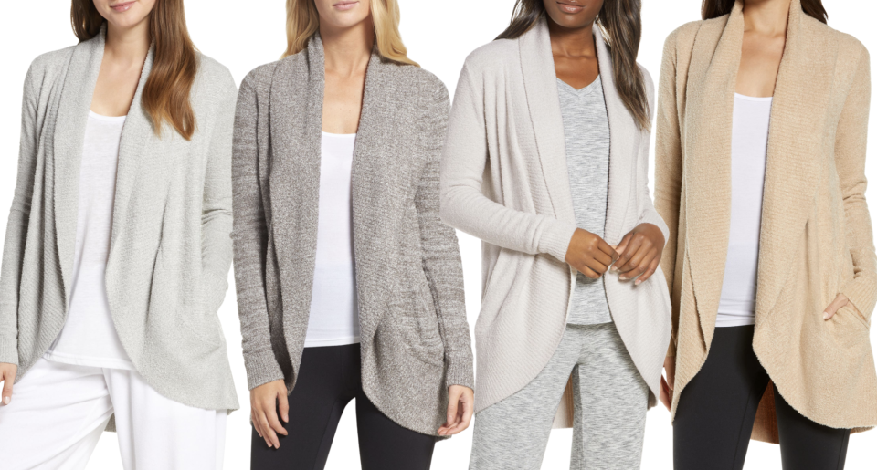 Nordstrom's Barefoot Dreams cardigan is a great casual option for fall (Image via Nordstrom)