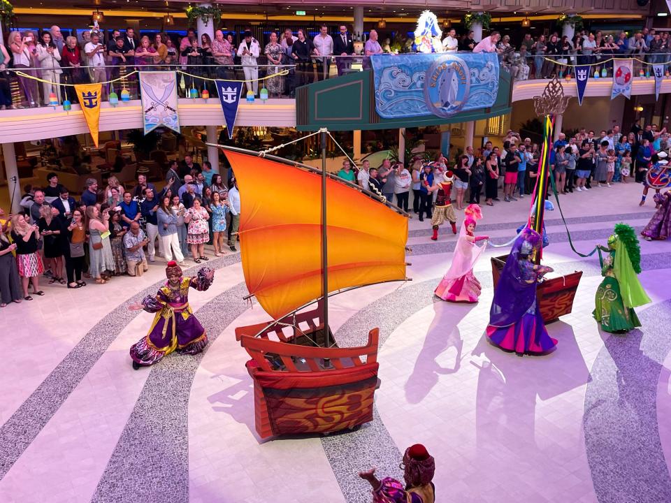 Icon of the Seas' parade