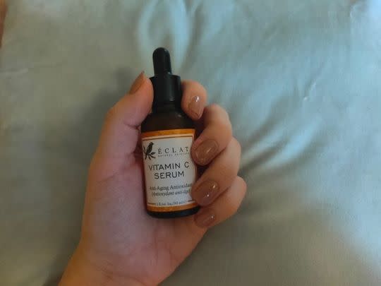 This brightening and exfoliating vitamin C serum