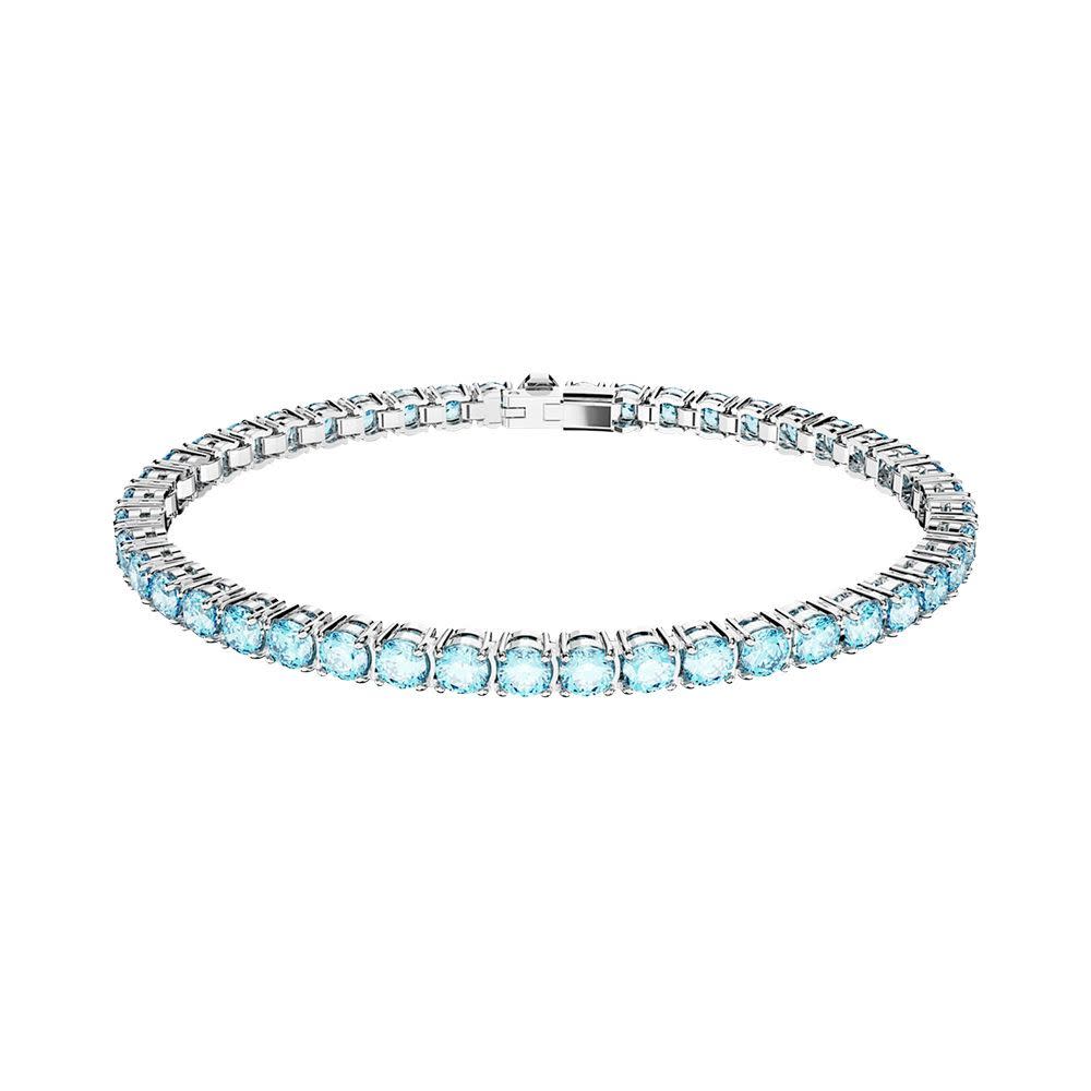 <p><a href="https://go.redirectingat.com?id=74968X1596630&url=https%3A%2F%2Fwww.swarovski.com%2Fen-US%2Fp-M5648929%2FMatrix-Tennis-bracelet-Round-cut-Blue-Rhodium-plated%2F%3FvariantID%3D5648929&sref=https%3A%2F%2Fwww.elle.com%2Ffashion%2Fshopping%2Fa60332801%2Felle-shopping-guide-march-2024%2F" rel="nofollow noopener" target="_blank" data-ylk="slk:Shop Now;elm:context_link;itc:0;sec:content-canvas" class="link rapid-noclick-resp">Shop Now</a></p><p>Matrix Tennis Bracelet </p><p>swarovski.com</p><p>$280.00</p>