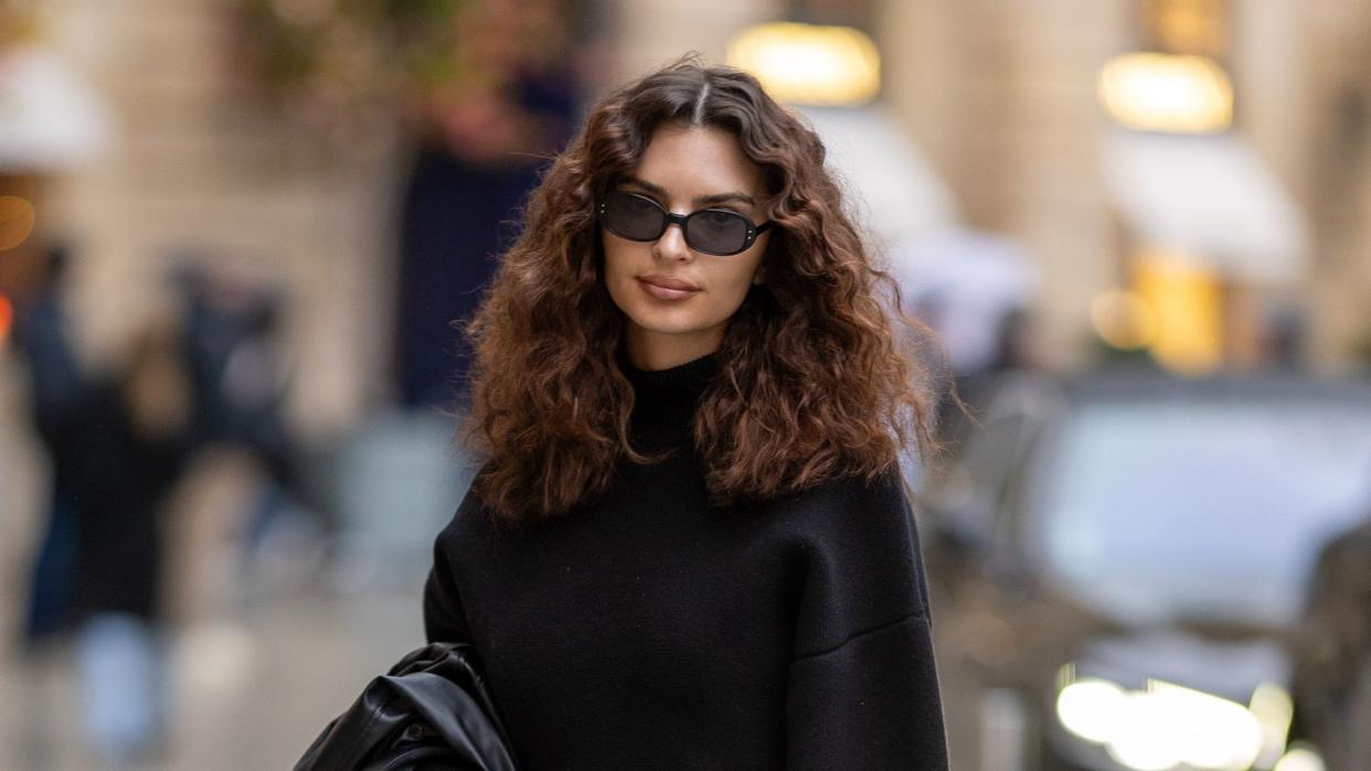 PARIS, FRANCE - FEBRUARY 29: Emily Ratajkowski is seen on February 29, 2024 in Paris, France.  (Photo by Rachpoot/Bauer-Griffin/GC Images)